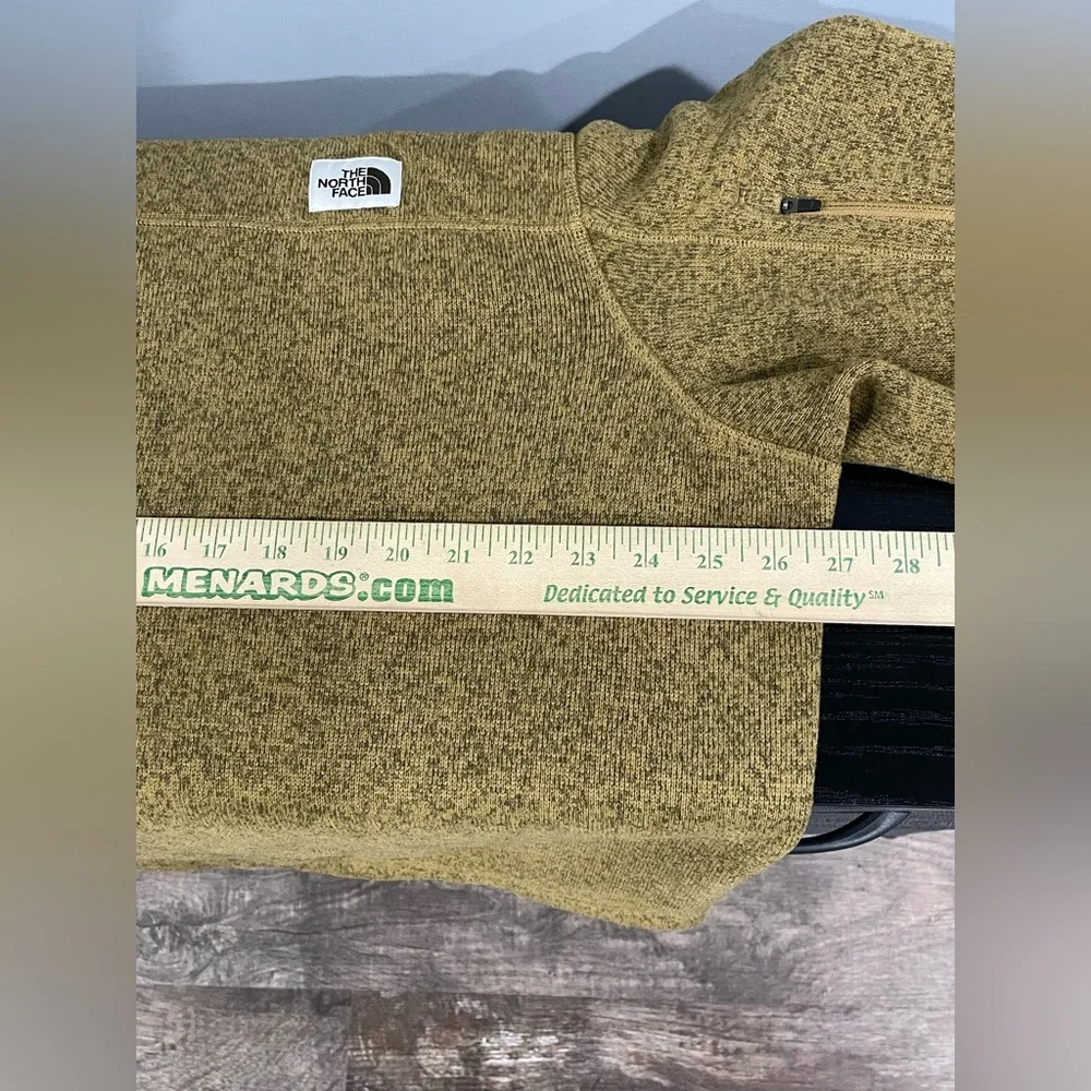 The North‎ Face Mustard Yellow Half-Zip Fleece